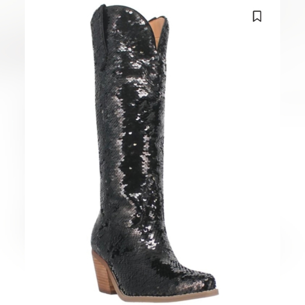 New with tags DINGO sequin cowboy boots 9.5 cowgirl